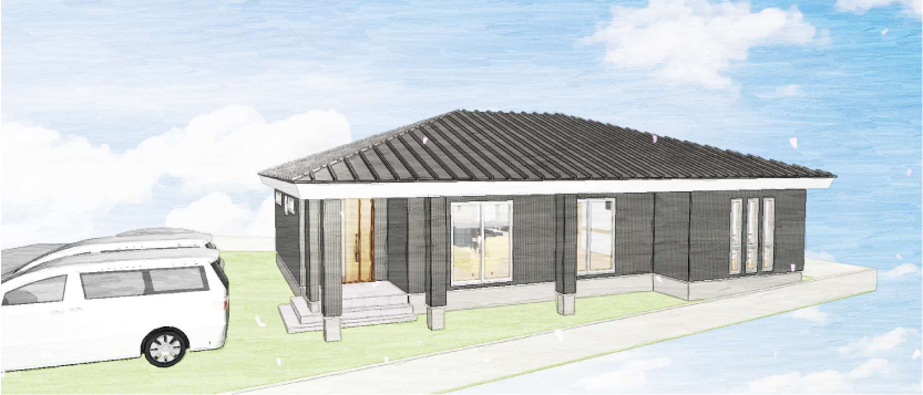 加須市北小浜/新築平屋建売住宅/敷地105坪/建物34坪
